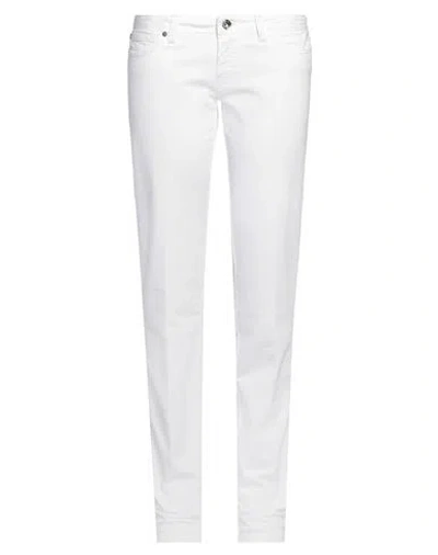 Jacob Cohёn Woman Jeans White Size 31 Cotton, Elastane