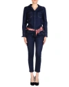 Jacob Cohёn Woman Jumpsuit Blue Size 27 Cotton, Polyester, Elastane In Blue