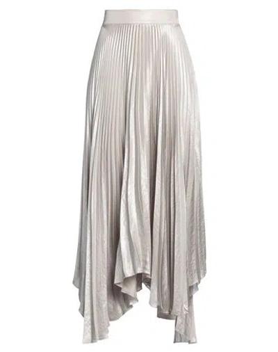 Jacob Cohёn Woman Midi Skirt Light Grey Size L Polyester