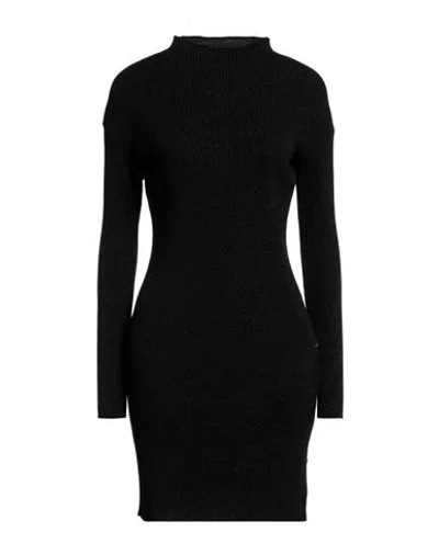 Jacob Cohёn Woman Mini Dress Black Size S Wool, Viscose, Polyester