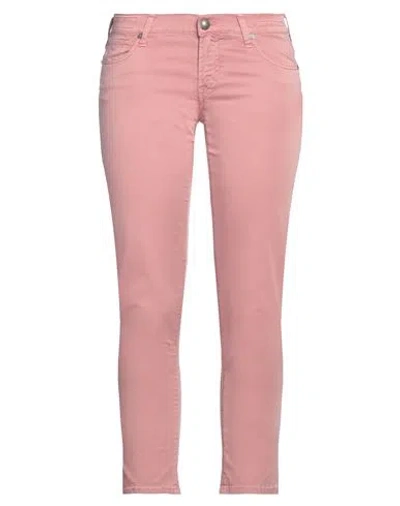 Jacob Cohёn Woman Pants Antique Rose Size 26 Cotton, Elastane In Pink