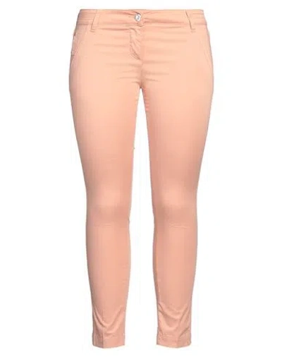 Jacob Cohёn Woman Pants Apricot Size 32 Cotton, Elastane In Orange