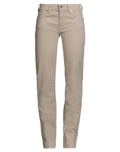 Jacob Cohёn Woman Pants Beige Size 27 Cotton, Elastane In Gray