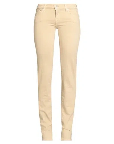 Jacob Cohёn Woman Pants Beige Size 28 Cotton, Elastane In Neutral