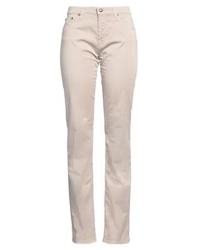 Jacob Cohёn Woman Pants Beige Size 31 Cotton, Elastane In Sand