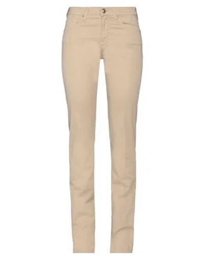 Jacob Cohёn Woman Pants Beige Size 31 Lyocell, Cotton, Elastane