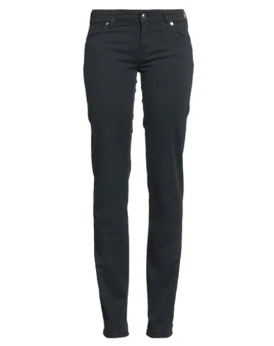 JACOB COHЁN JACOB COHЁN WOMAN PANTS BLACK SIZE 29 COTTON, ELASTANE