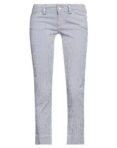 JACOB COHЁN JACOB COHЁN WOMAN PANTS BLUE SIZE 26 COTTON, ELASTANE