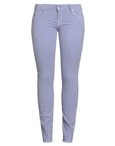 Jacob Cohёn Woman Pants Blue Size 29 Cotton, Elastane