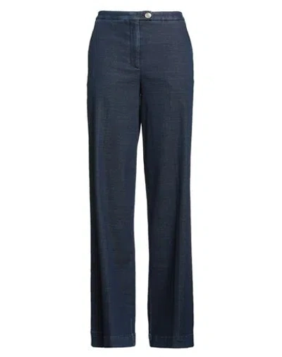 Jacob Cohёn Woman Pants Blue Size 8 Cotton, Viscose, Polyester, Elastane