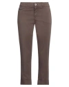 Jacob Cohёn Woman Pants Brown Size 30 Cotton, Elastane