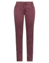 Jacob Cohёn Woman Pants Burgundy Size 33 Lyocell, Modal, Cotton, Elastomultiester, Elastane In Red
