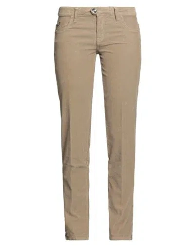 Jacob Cohёn Woman Pants Camel Size 27 Cotton, Elastane In Brown