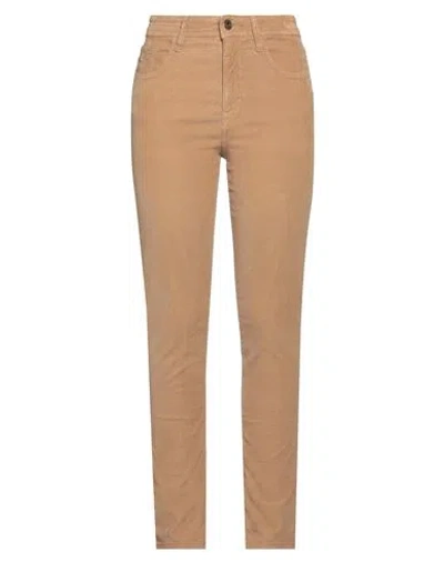 Jacob Cohёn Woman Pants Camel Size 29 Cotton, Lyocell, Elastane, Polyester In Beige