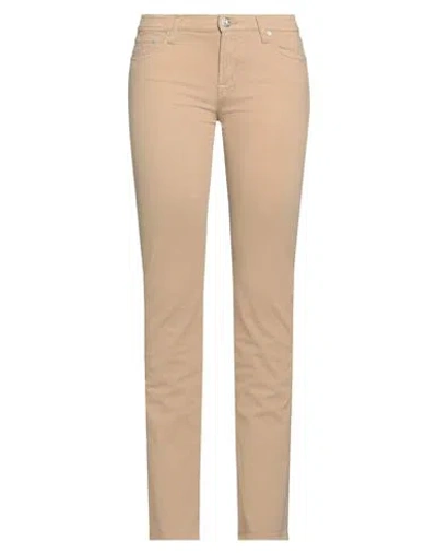 Jacob Cohёn Woman Pants Camel Size 31 Cotton, Lyocell, Elastane In Beige