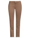 Jacob Cohёn Woman Pants Camel Size 34 Cotton, Elastane In Brown
