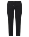 Jacob Cohёn Woman Pants Charcoal Size 26 Cotton, Elastane, Leather In Grey