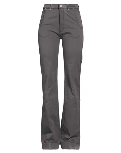 Jacob Cohёn Woman Pants Charcoal Size 27 Cotton, Polyamide, Elastane In Gray
