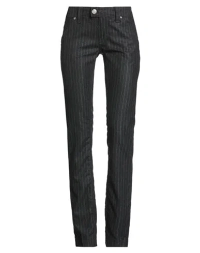 Jacob Cohёn Woman Pants Charcoal Size 27 Virgin Wool, Polyester, Viscose, Polyamide, Elastane In Gray
