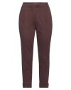 Jacob Cohёn Woman Pants Chocolate Brown Size 6 Cotton, Viscose, Elastane, Polyester In Brown