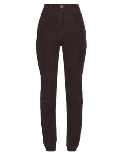 Jacob Cohёn Woman Pants Chocolate Brown Size 29 Cotton, Lyocell, Elastane, Polyester