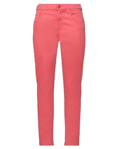 JACOB COHЁN JACOB COHЁN WOMAN PANTS CORAL SIZE 29 LYOCELL, COTTON, ELASTANE