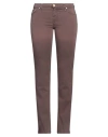 Jacob Cohёn Woman Pants Dark Brown Size 27 Cotton, Elastane In Brown
