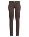 Jacob Cohёn Woman Pants Dark Brown Size 28 Cotton, Elastane In Brown