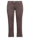 Jacob Cohёn Woman Pants Dark Brown Size 27 Cotton, Elastane