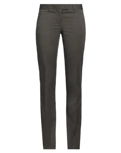 Jacob Cohёn Woman Pants Dark Brown Size 8 Cotton, Elastane In Gray