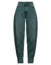 Jacob Cohёn Woman Pants Dark Green Size 31 Cotton, Polyester