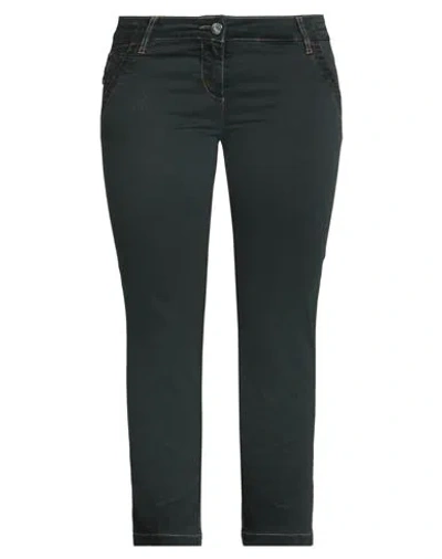Jacob Cohёn Woman Pants Dark Green Size 32 Cotton, Elastane