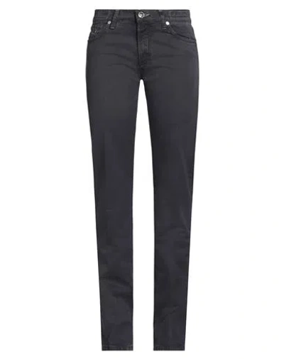 Jacob Cohёn Woman Pants Dark Purple Size 30 Cotton, Lycra