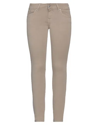 Jacob Cohёn Woman Pants Taupe Size 26 Cotton, Elastane In Grey