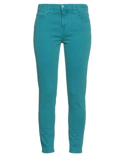 Jacob Cohёn Woman Pants Emerald Green Size 29 Cotton, Elastane