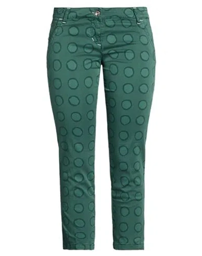 Jacob Cohёn Woman Pants Emerald Green Size 34 Cotton, Elastane