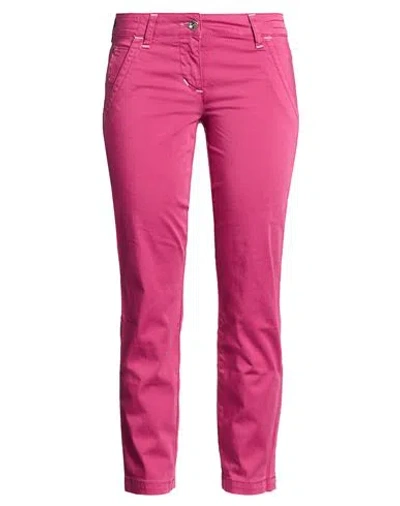 Jacob Cohёn Woman Pants Fuchsia Size 28 Cotton, Elastane In Pink