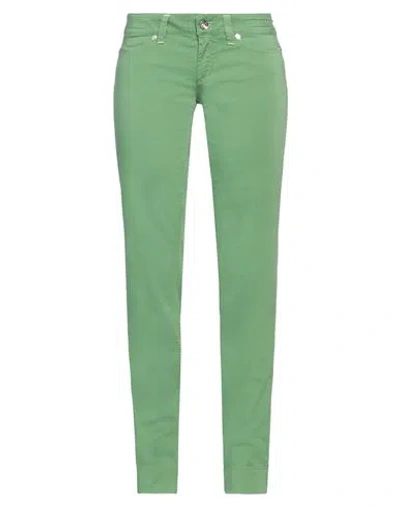 Jacob Cohёn Woman Pants Green Size 29 Cotton, Elastane