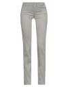 Jacob Cohёn Woman Pants Grey Size 24 Lyocell, Cotton, Elastomultiester, Elastane In Grey