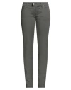 Jacob Cohёn Woman Pants Grey Size 28 Cotton, Elastane In Gray