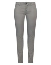 Jacob Cohёn Woman Pants Grey Size 31 Cotton, Elastane In Grey