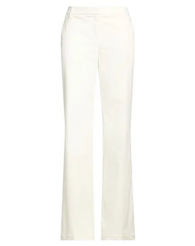 Jacob Cohёn Woman Pants Ivory Size 10 Cotton, Elastane In White