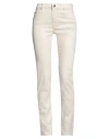 Jacob Cohёn Woman Pants Ivory Size 26 Lyocell, Cotton, Polyester, Elastane In White