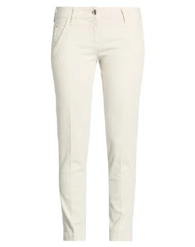 Jacob Cohёn Woman Pants Ivory Size 28 Cotton, Elastane In White