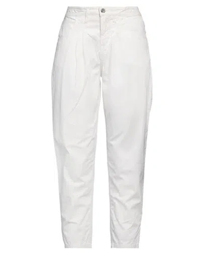 Jacob Cohёn Woman Pants Ivory Size 28 Cotton In White