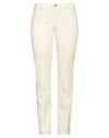 Jacob Cohёn Woman Pants Ivory Size 30 Lyocell, Cotton, Elastane In White