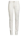Jacob Cohёn Woman Pants Ivory Size 31 Cotton, Elastane In White