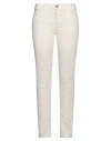 Jacob Cohёn Woman Pants Ivory Size 32 Cotton, Lyocell, Elastane