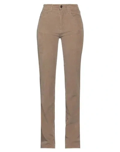 Jacob Cohёn Woman Pants Khaki Size 24 Cotton, Elastane, Polyester In Beige