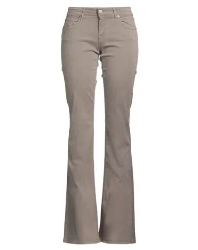 Jacob Cohёn Woman Pants Khaki Size 31 Cotton, Elastane In Neutral